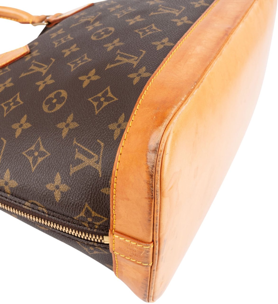 Louis Vuitton Louis Vuitton Monogram Canvas Alma PM Handbag Bruin