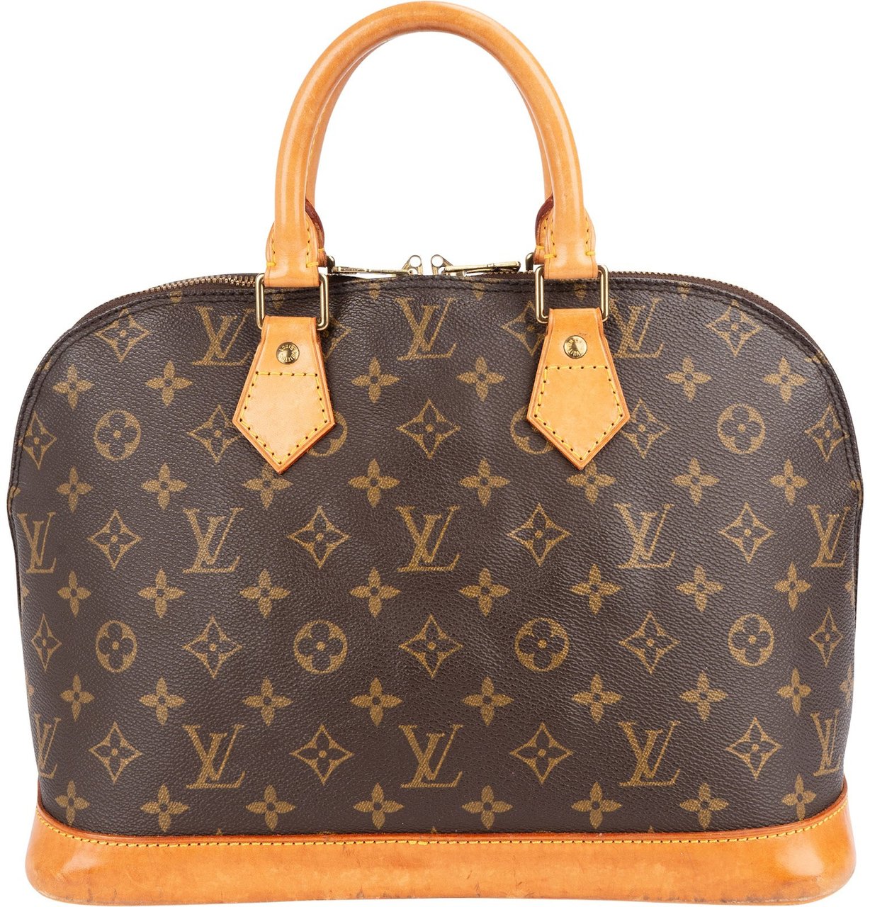 Louis Vuitton Louis Vuitton Monogram Canvas Alma PM Handbag Bruin