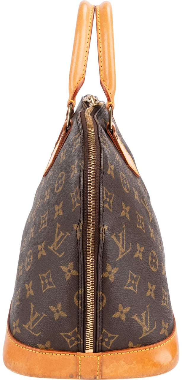 Louis Vuitton Louis Vuitton Monogram Canvas Alma PM Handbag Bruin