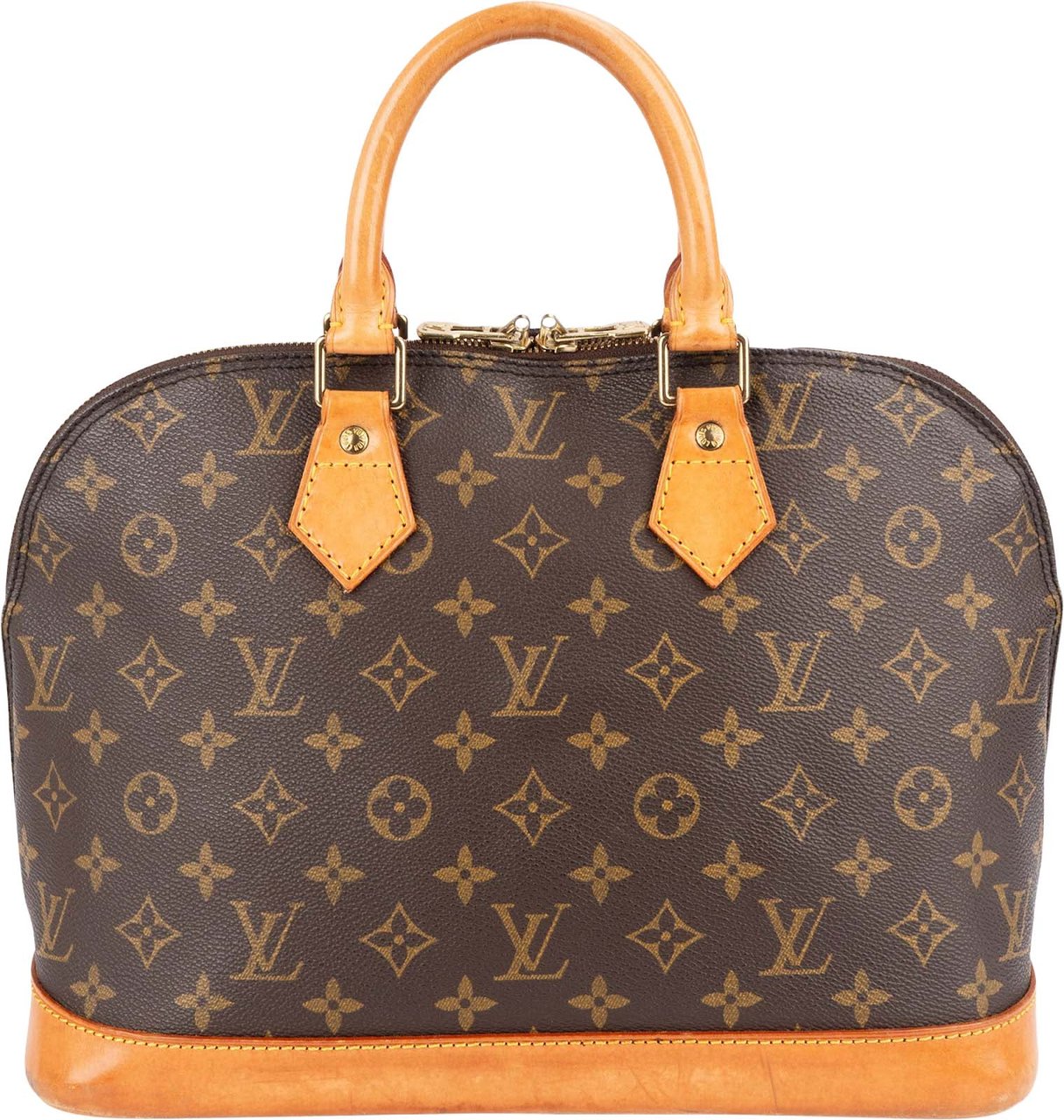 Louis Vuitton Louis Vuitton Monogram Canvas Alma PM Handbag Bruin
