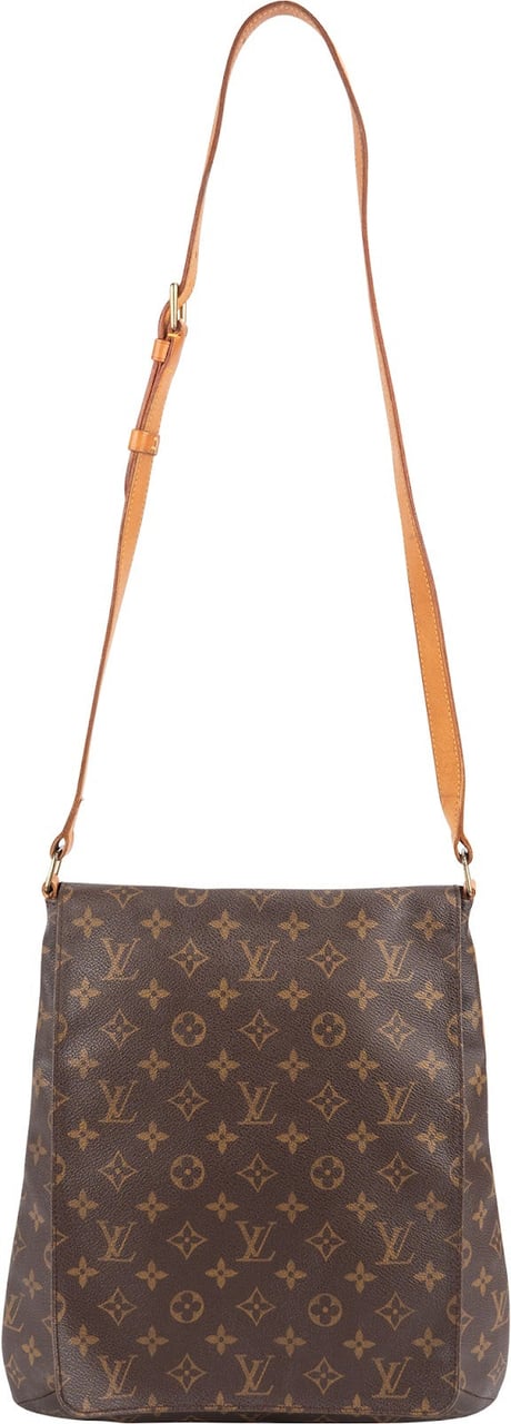 Louis Vuitton Louis Vuitton Monogram Canvas Salsa Musette GM Crossbody Bag Bruin