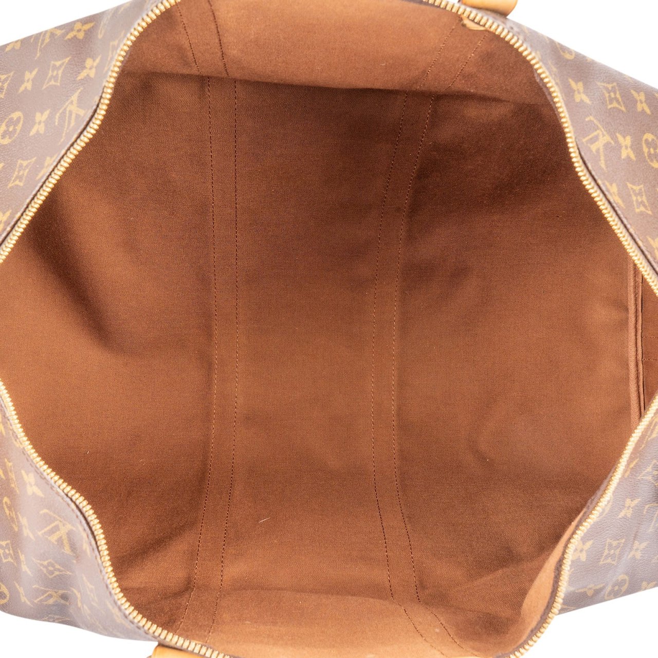 Louis Vuitton Louis Vuitton Monogram Canvas Keepall 55 Bandoulière Travel Bag Bruin