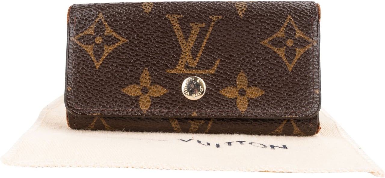 Louis Vuitton Louis Vuitton Monogram Canvas Key Holder Bruin