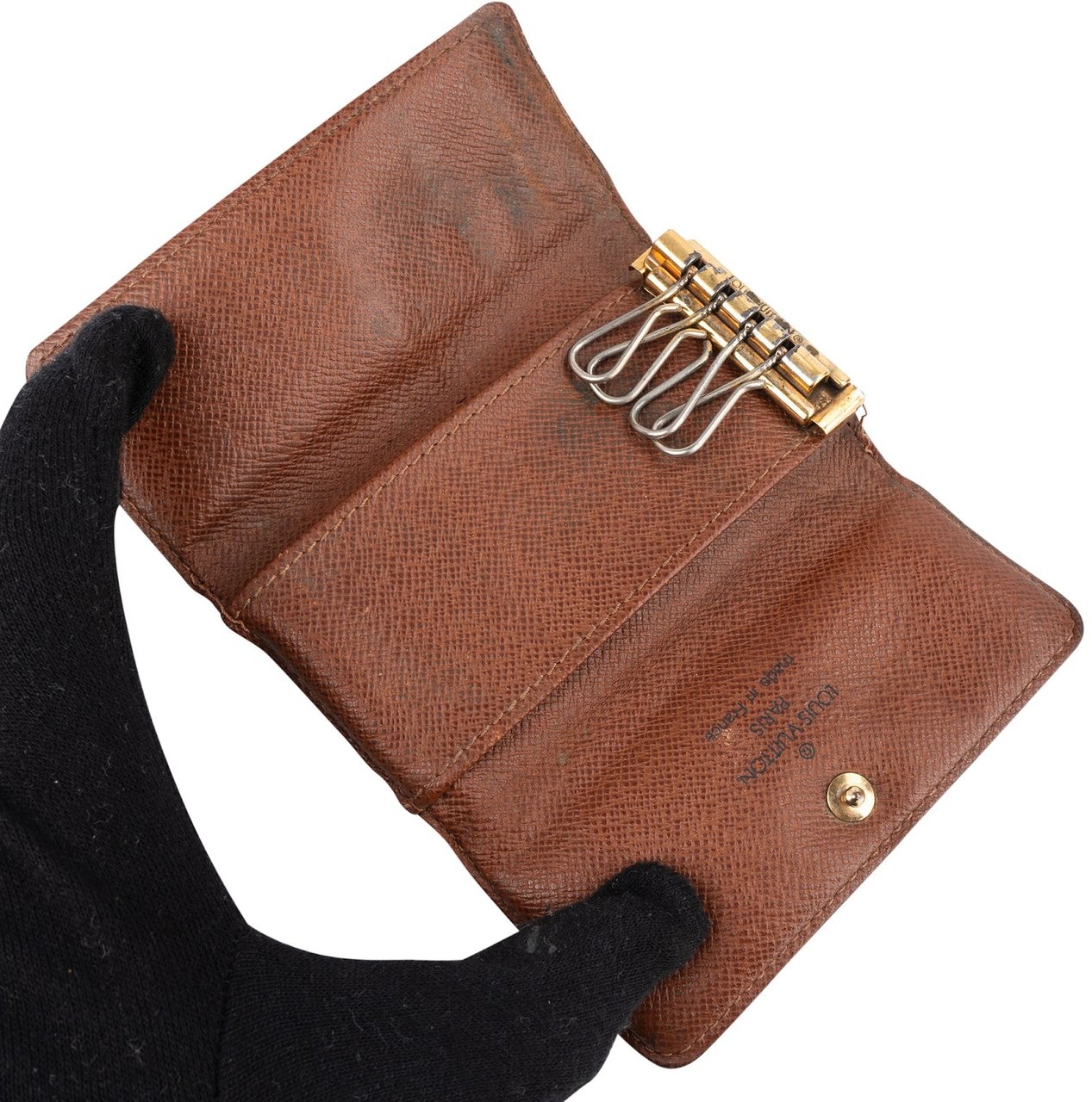 Louis Vuitton Louis Vuitton Monogram Canvas Key Holder Bruin