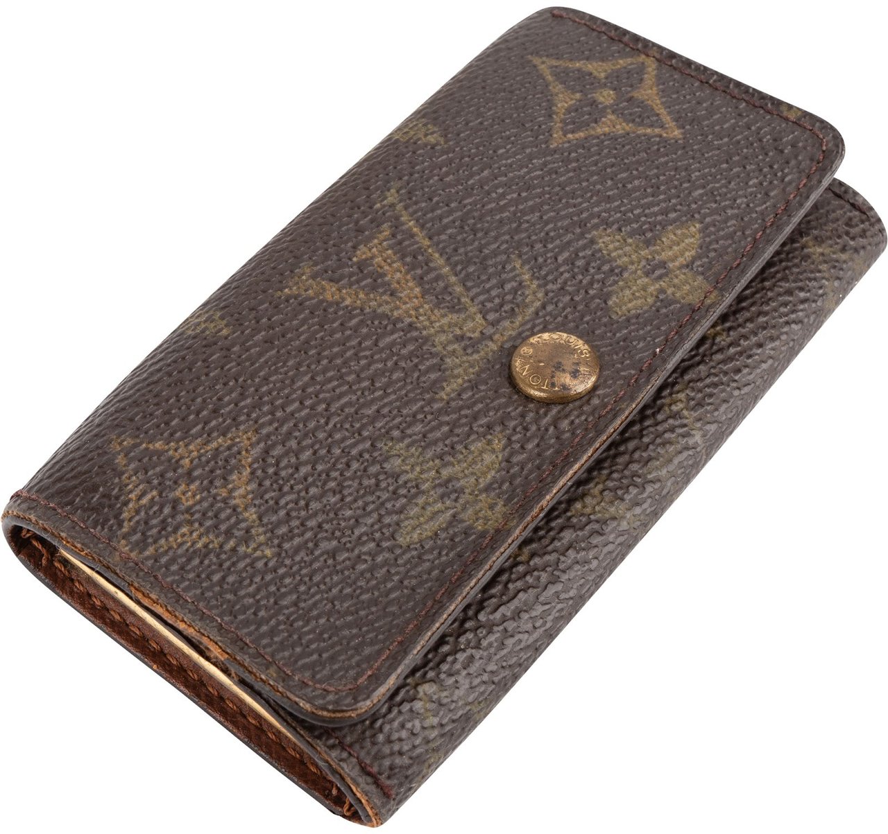 Louis Vuitton Louis Vuitton Monogram Canvas Key Holder Bruin