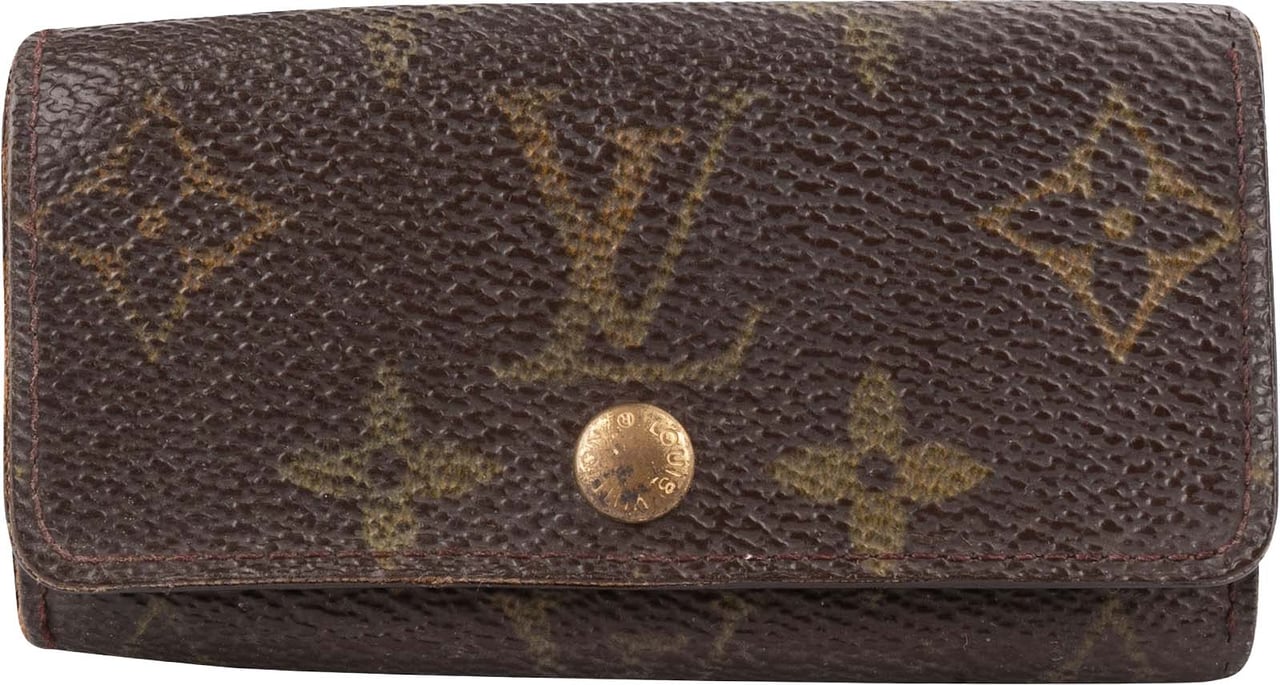 Louis Vuitton Louis Vuitton Monogram Canvas Key Holder Bruin