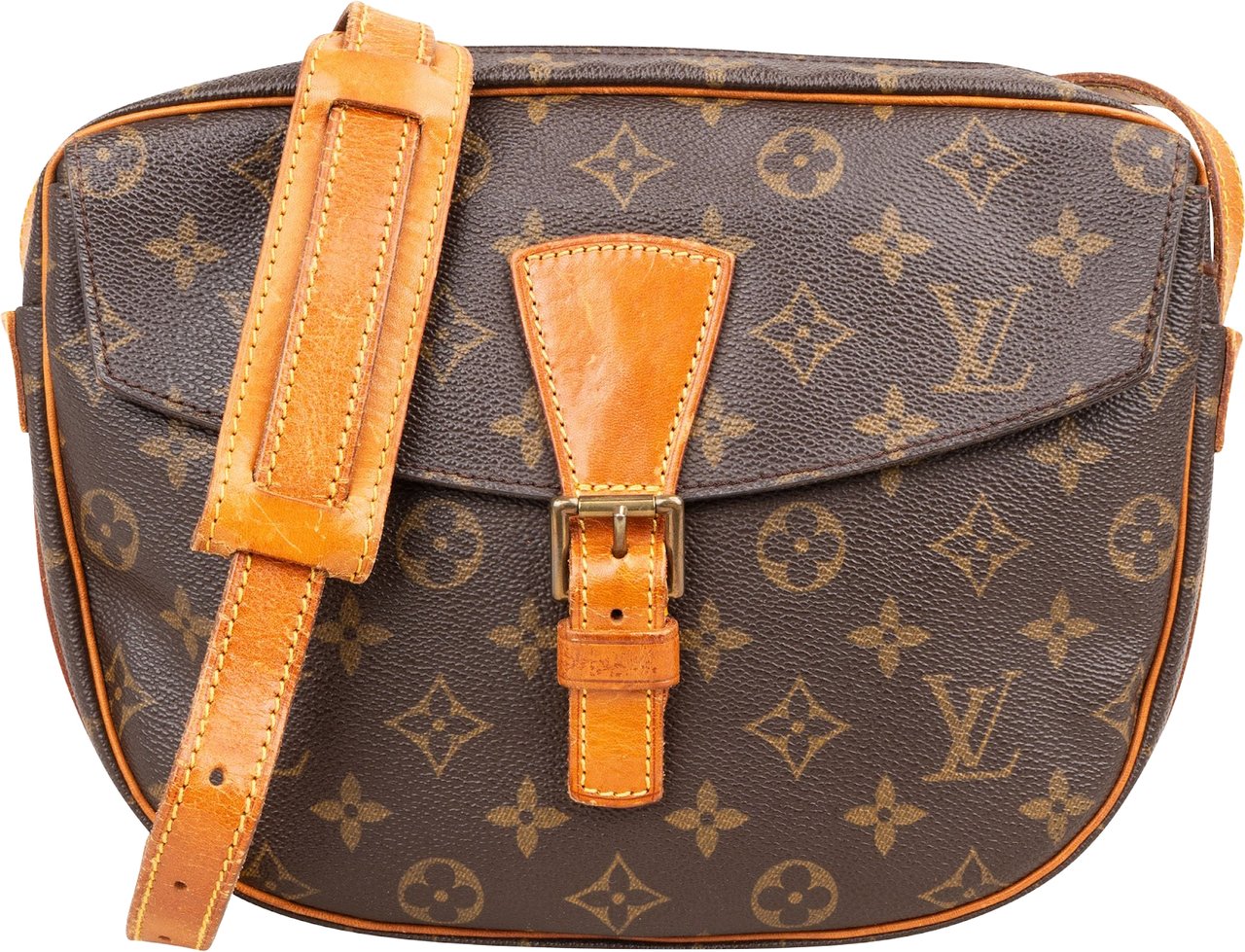 Louis Vuitton Louis Vuitton Canvas Monogram Jeune Fille GM Crossbody Bag Bruin