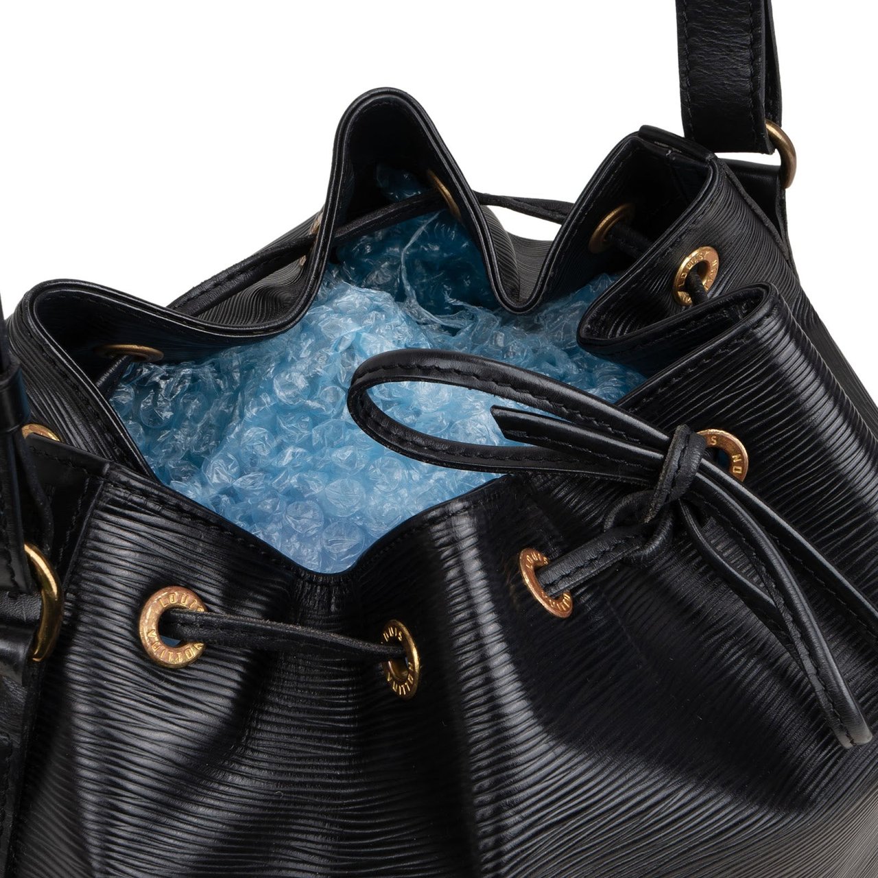 Louis Vuitton Louis Vuitton Noir Epi Leather Sac Noé Petit Shoulder Bag Zwart