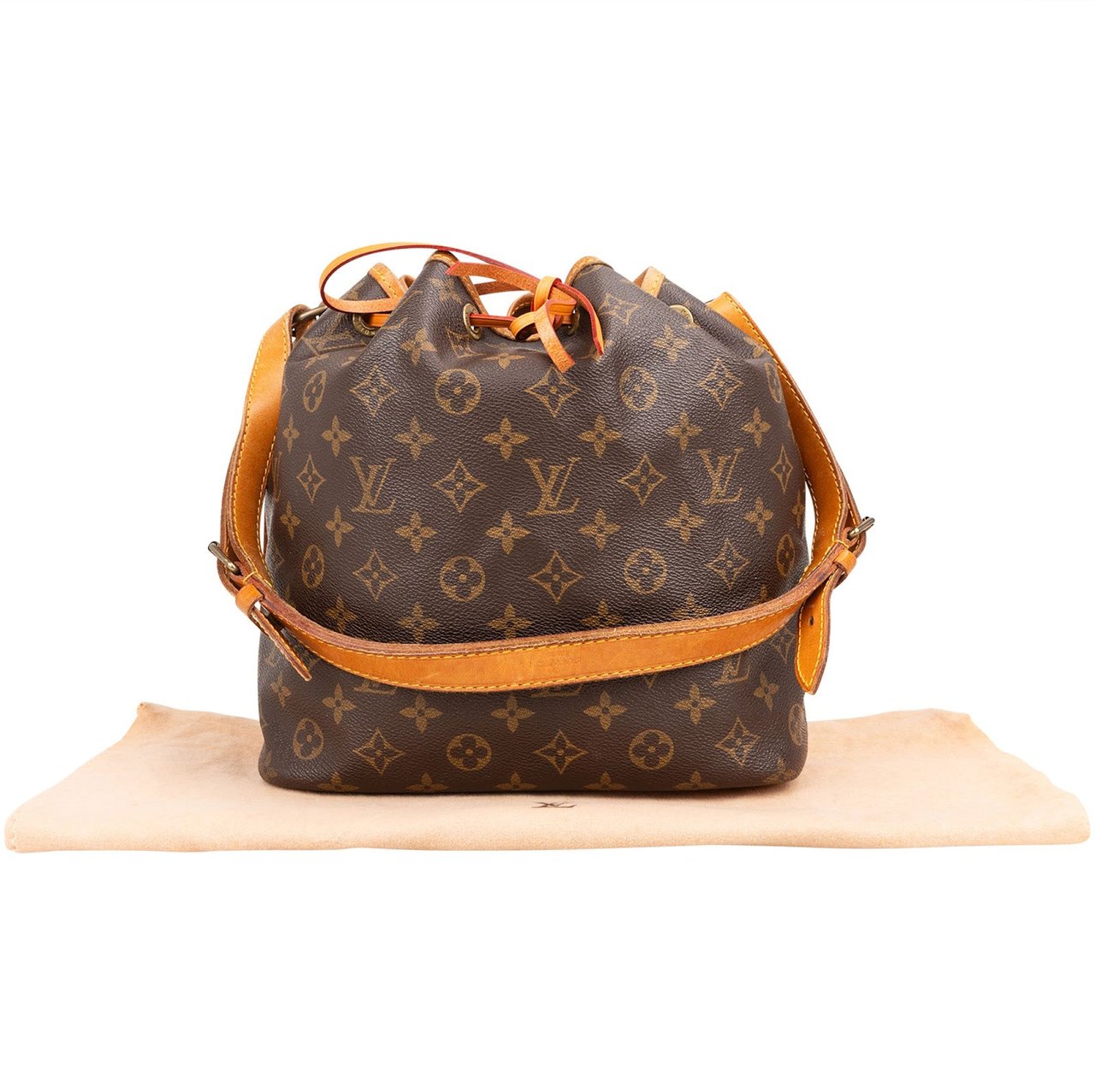 Louis Vuitton Louis Vuitton Monogram Canvas Sac Noé Petit Shoulder Bag Bruin