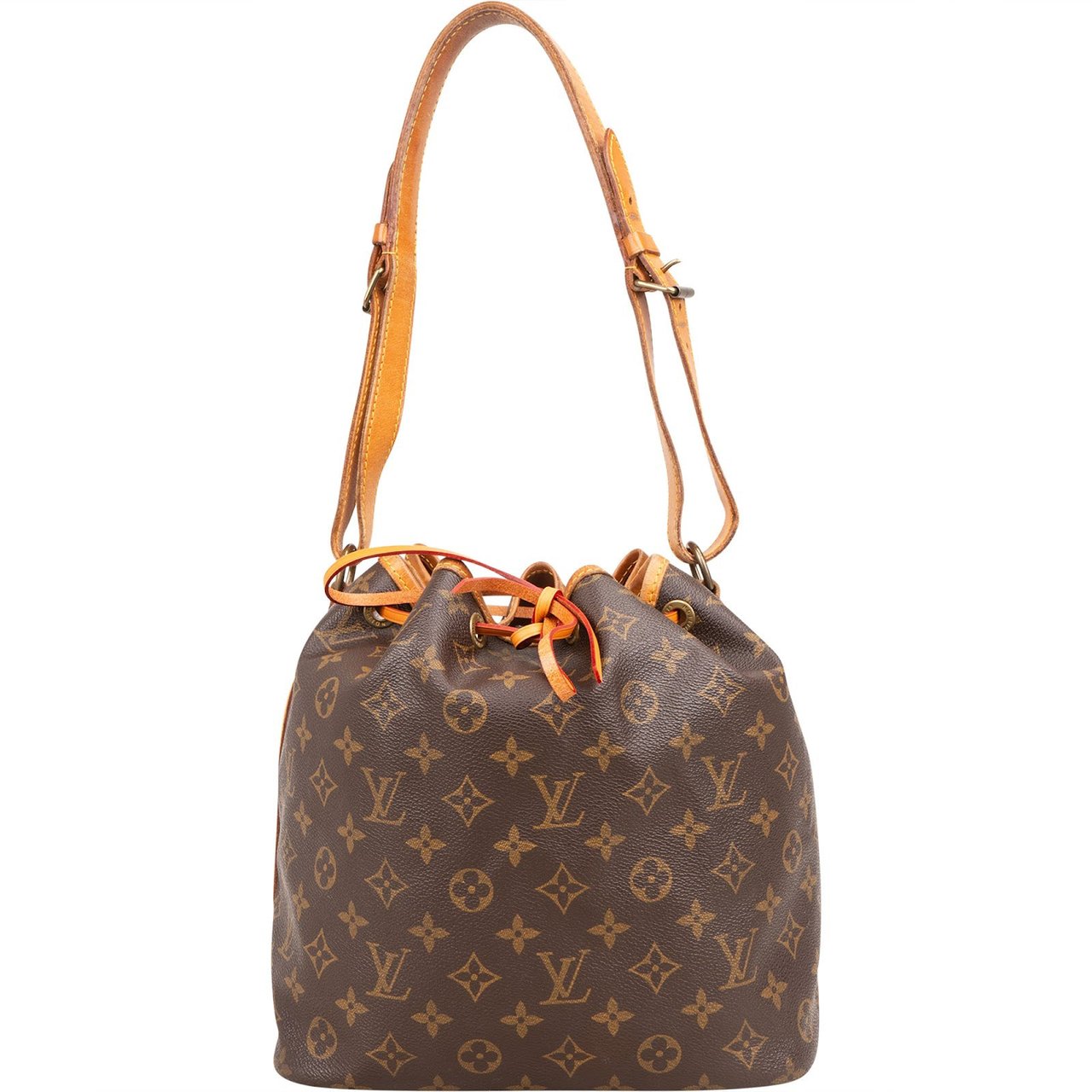 Louis Vuitton Louis Vuitton Monogram Canvas Sac Noé Petit Shoulder Bag Bruin
