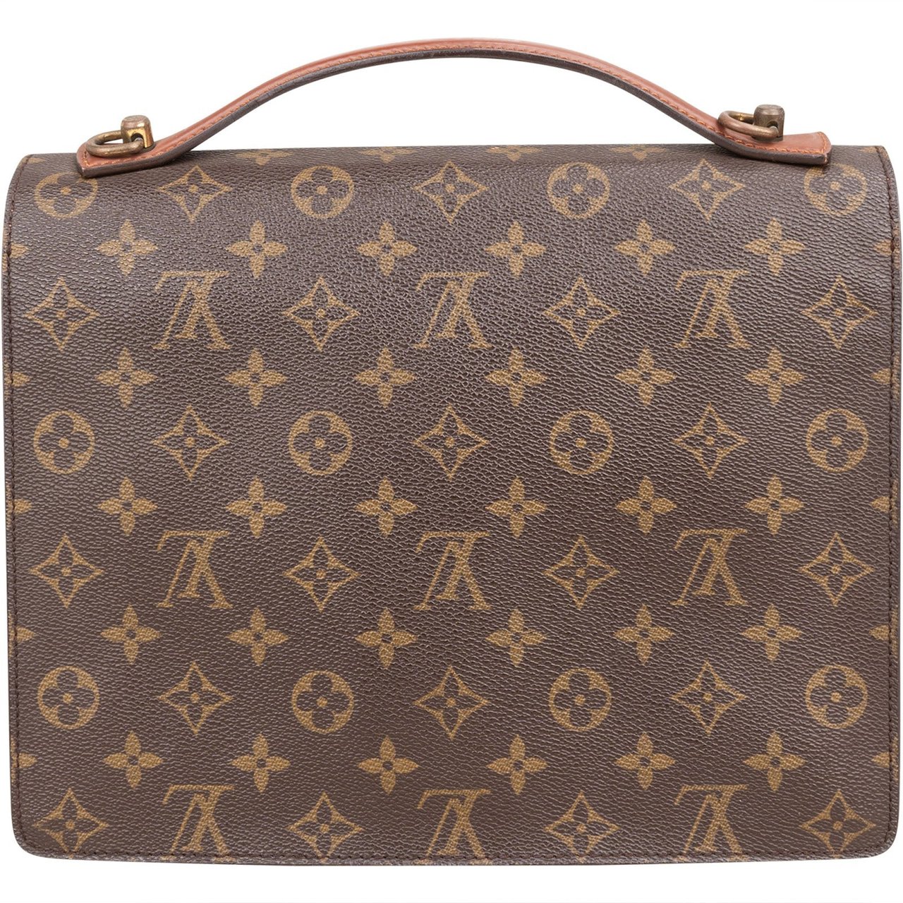 Louis Vuitton Louis Vuitton Monogram Canvas Monceau Handbag Bruin