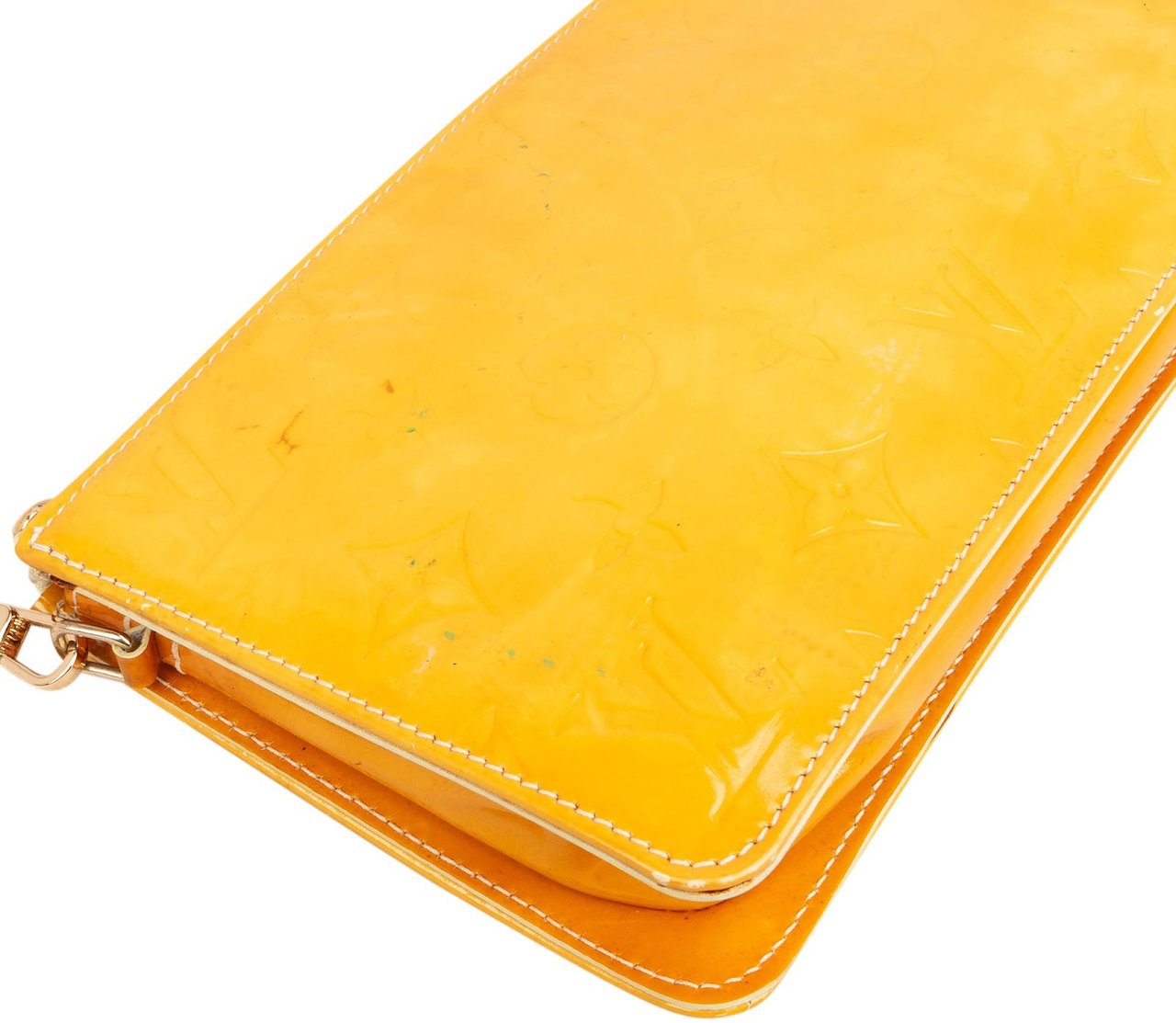 Louis Vuitton Louis Vuitton Vernis Monogram Lexington Pochette Shoulder Bag Geel