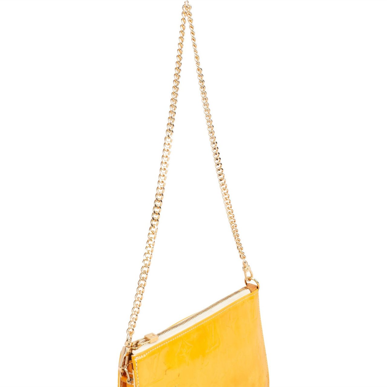 Louis Vuitton Louis Vuitton Vernis Monogram Lexington Pochette Shoulder Bag Geel