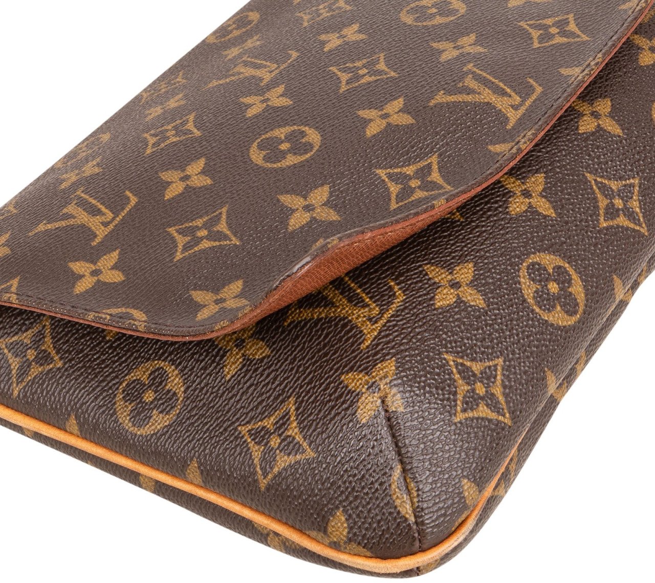 Louis Vuitton Louis Vuitton Monogram Canvas Musette Tango Shoulder Bag Bruin