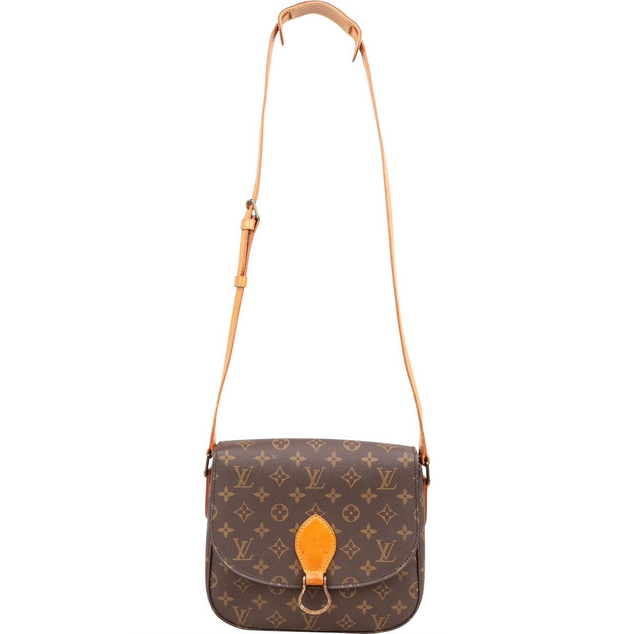 Louis Vuitton Louis Vuitton Monogram Canvas Saint Cloud GM Crossbody Bag Bruin