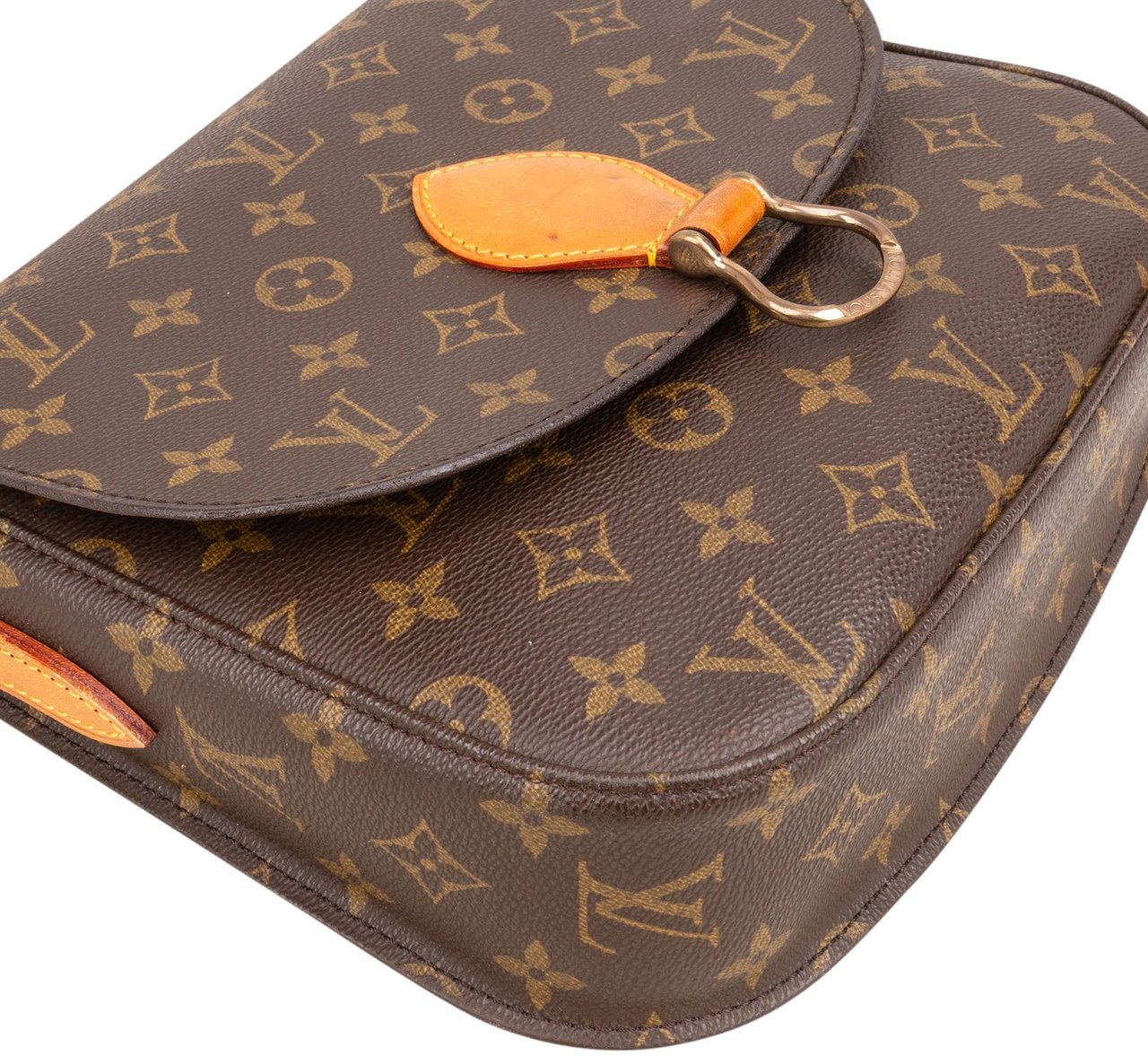 Louis Vuitton Louis Vuitton Monogram Canvas Saint Cloud GM Crossbody Bag Bruin