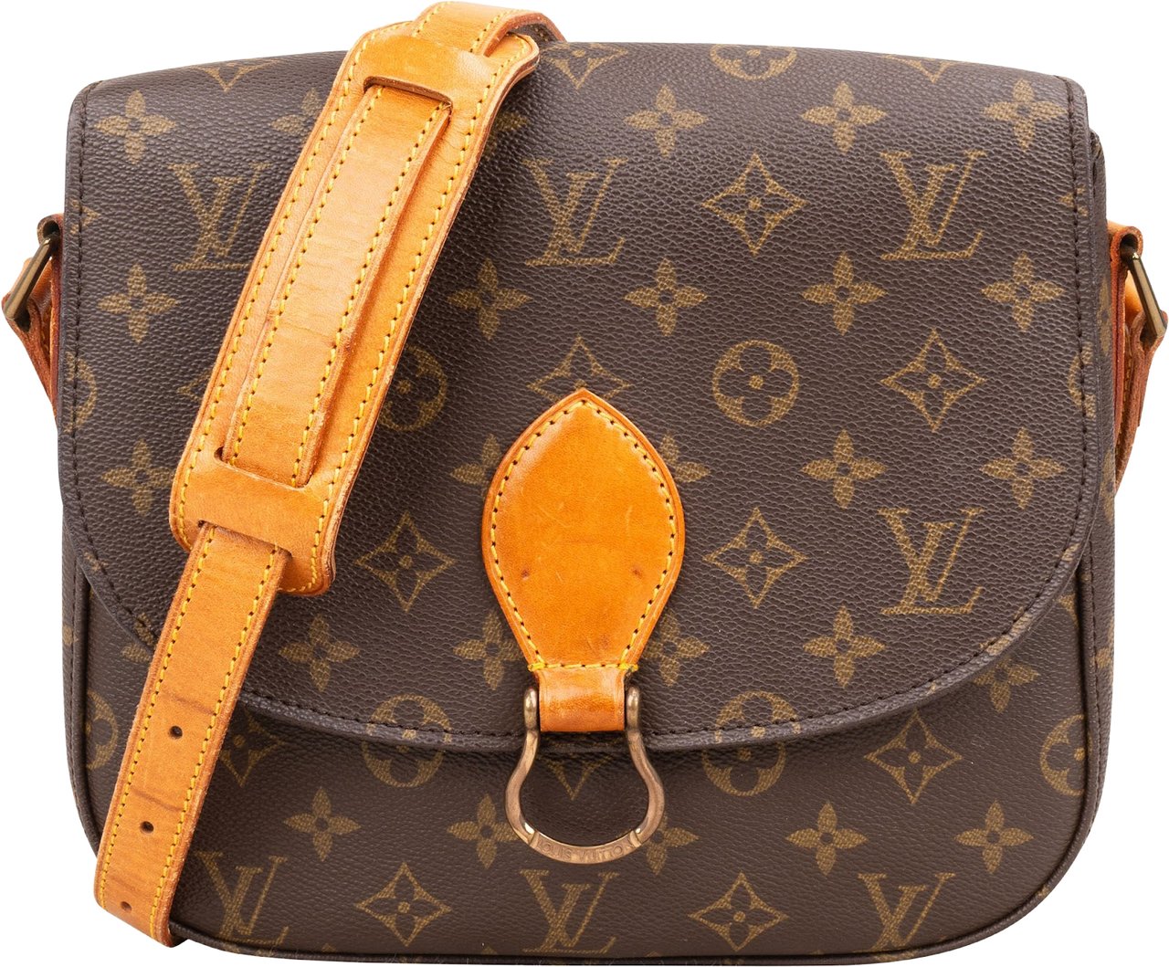 Louis Vuitton Louis Vuitton Monogram Canvas Saint Cloud GM Crossbody Bag Bruin