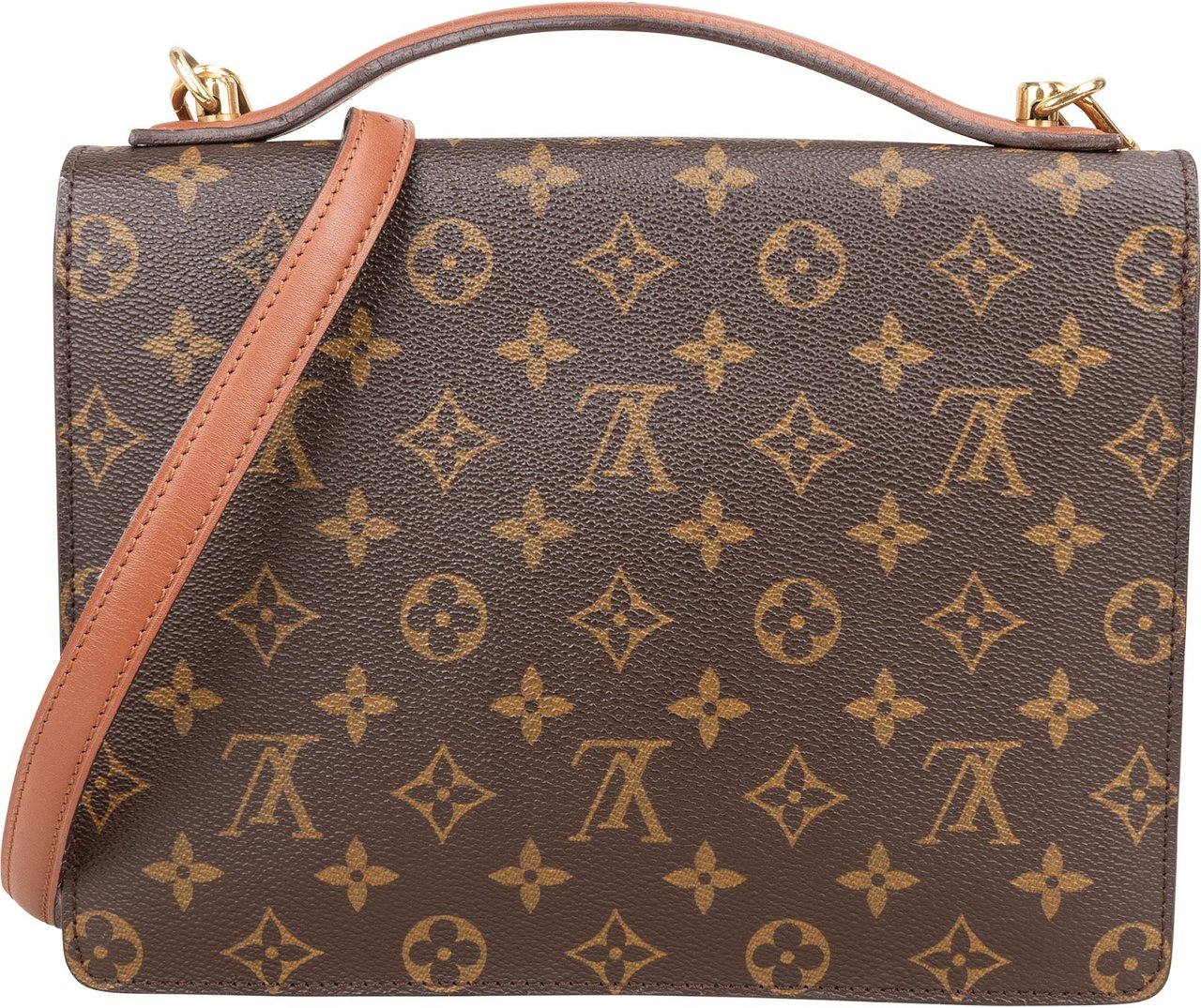 Louis Vuitton Louis Vuitton Monogram Canvas Monceau Handbag Bruin