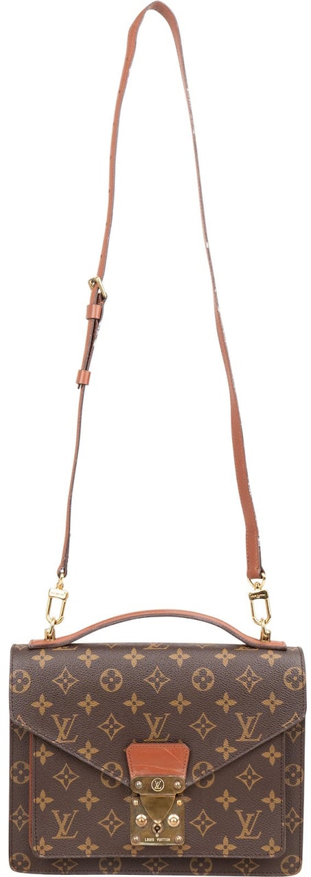 Louis Vuitton Louis Vuitton Monogram Canvas Monceau Handbag Bruin