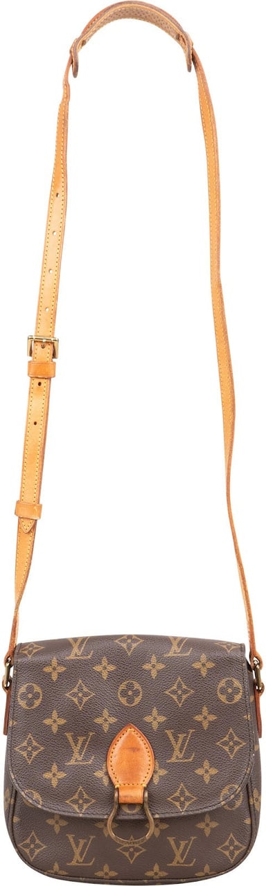 Louis Vuitton Louis Vuitton Monogram Canvas Saint Cloud MM Crossbody Bag Bruin