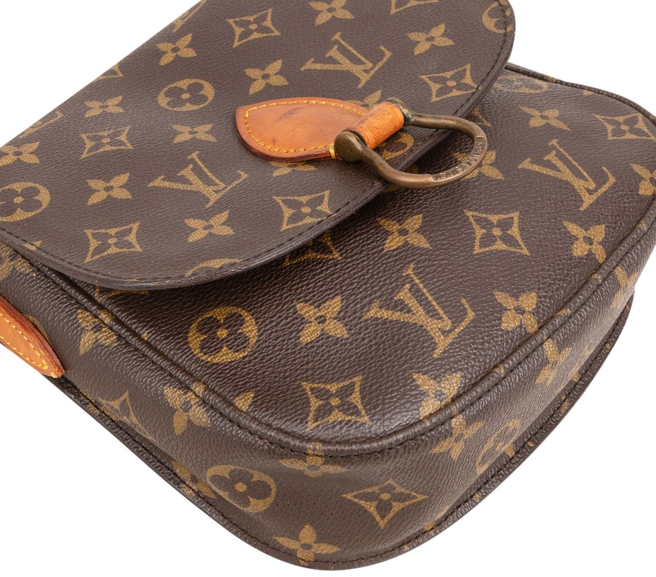 Louis Vuitton Louis Vuitton Monogram Canvas Saint Cloud MM Crossbody Bag Bruin