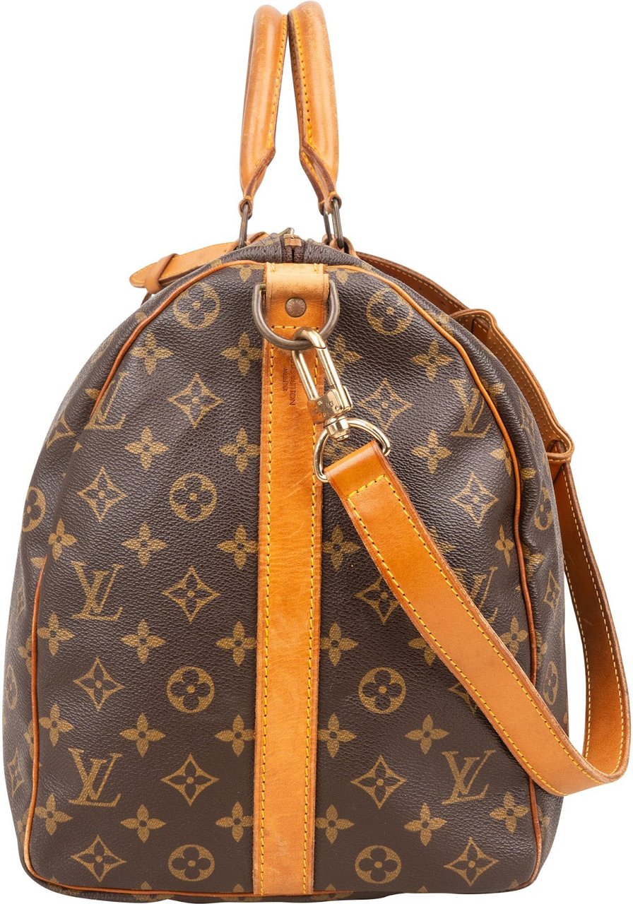 Louis Vuitton Louis Vuitton Monogram Canvas Keepall 50 Bandoulière Travel Bag Bruin