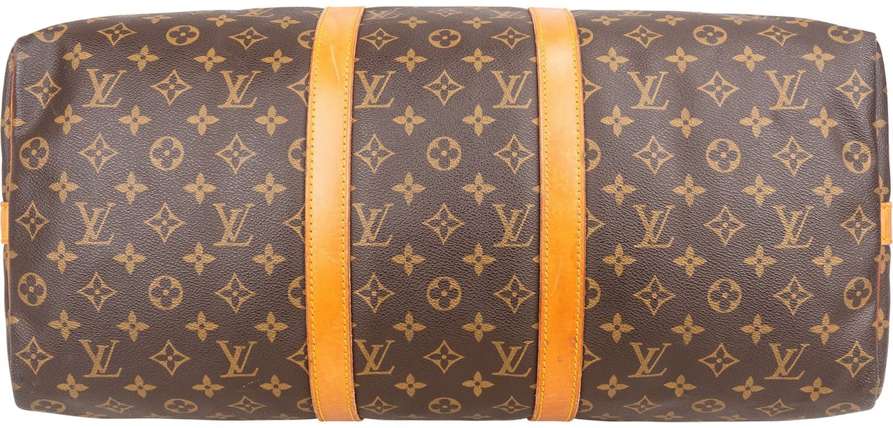Louis Vuitton Louis Vuitton Monogram Canvas Keepall 50 Bandoulière Travel Bag Bruin