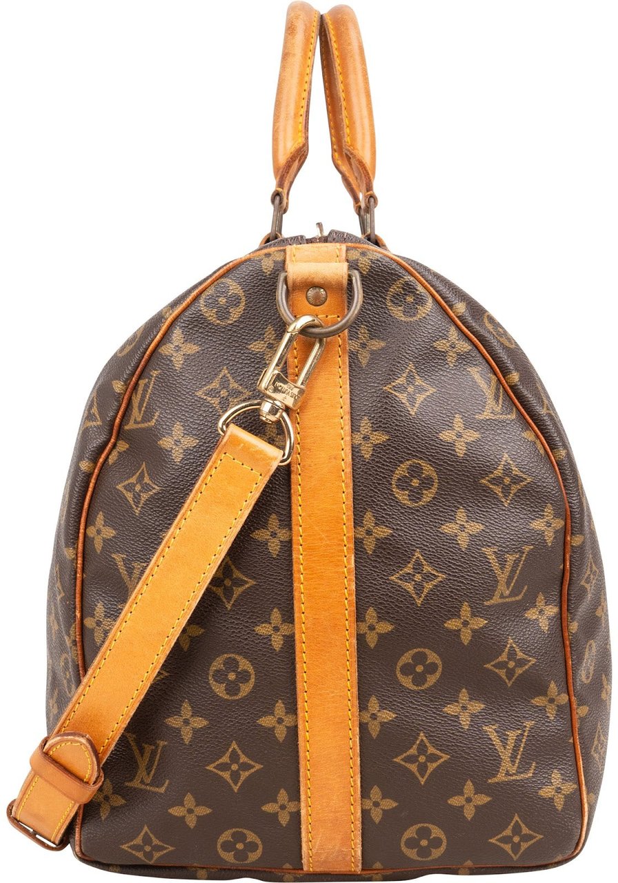 Louis Vuitton Louis Vuitton Monogram Canvas Keepall 50 Bandoulière Travel Bag Bruin
