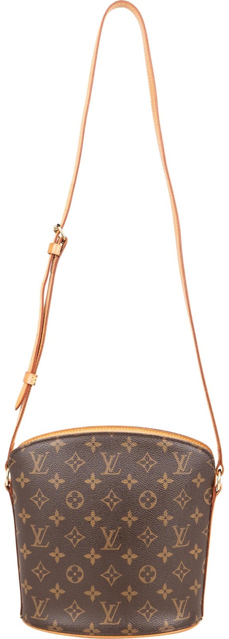 Louis Vuitton Louis Vuitton Monogram Canvas Drouot Crossbody Bag Bruin