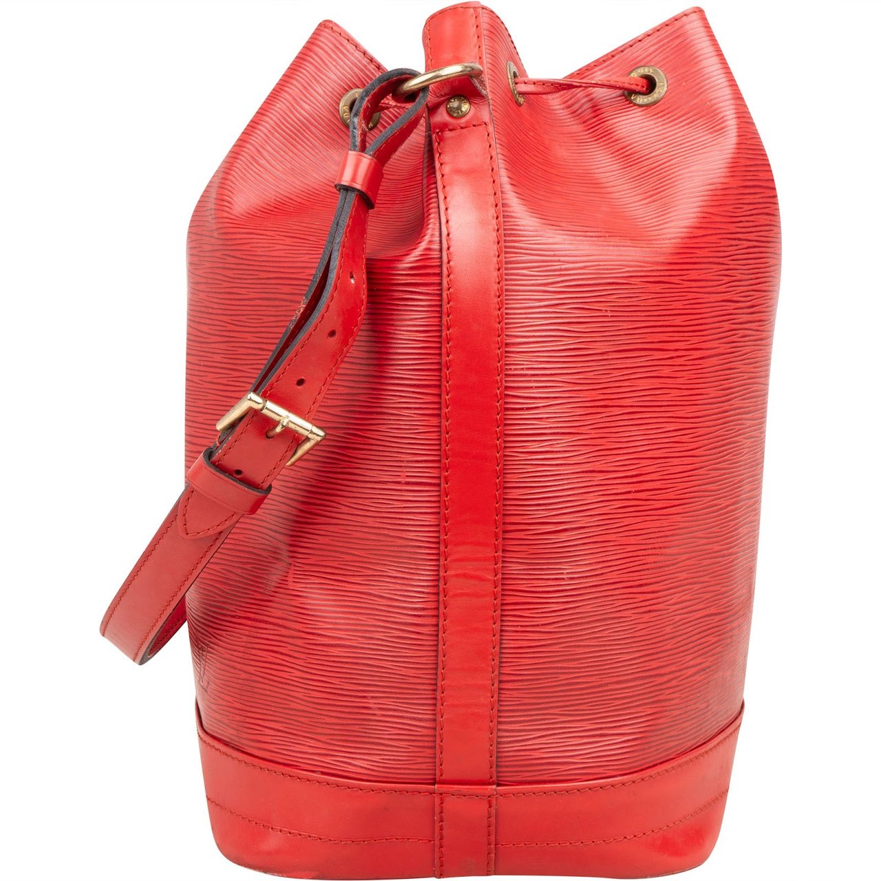 Louis Vuitton Louis Vuitton Red Epi Leather Sac Noé Grande Shoulder Bag Rood