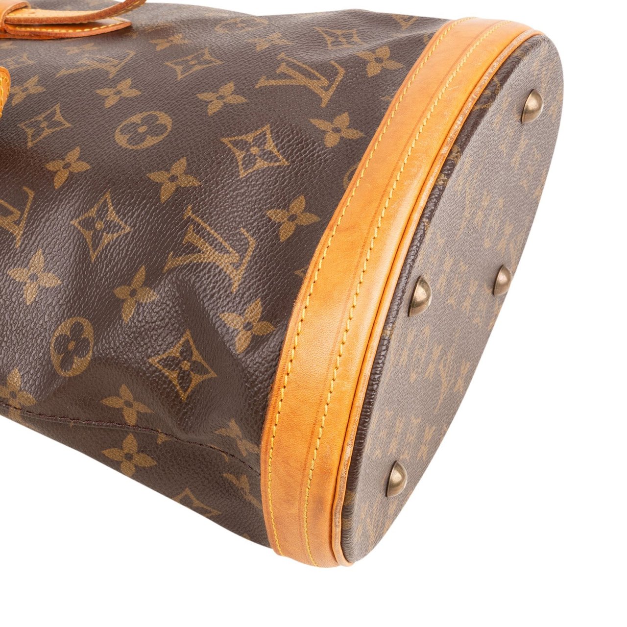 Louis Vuitton Louis Vuitton Monogram Canvas Bucket PM Shoulder Bag Bruin