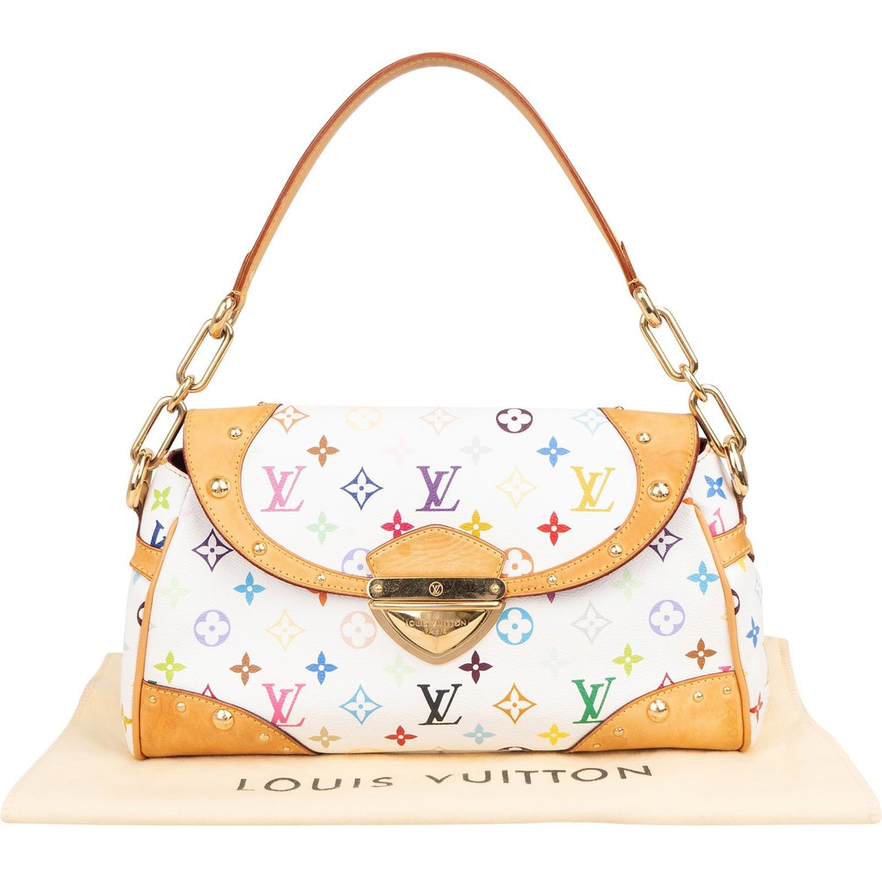 Louis Vuitton Louis Vuitton Monogram Murakami Multicolor Beverly MM Shoulder Bag Wit