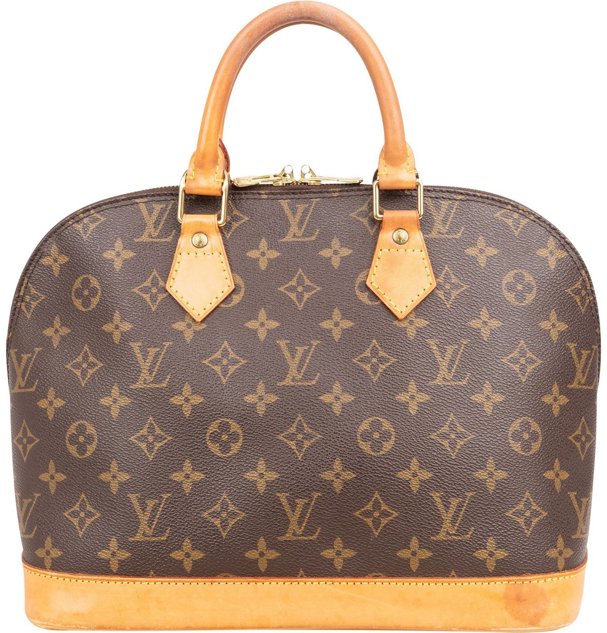 Louis Vuitton Louis Vuitton Monogram Canvas Alma PM Handbag Bruin