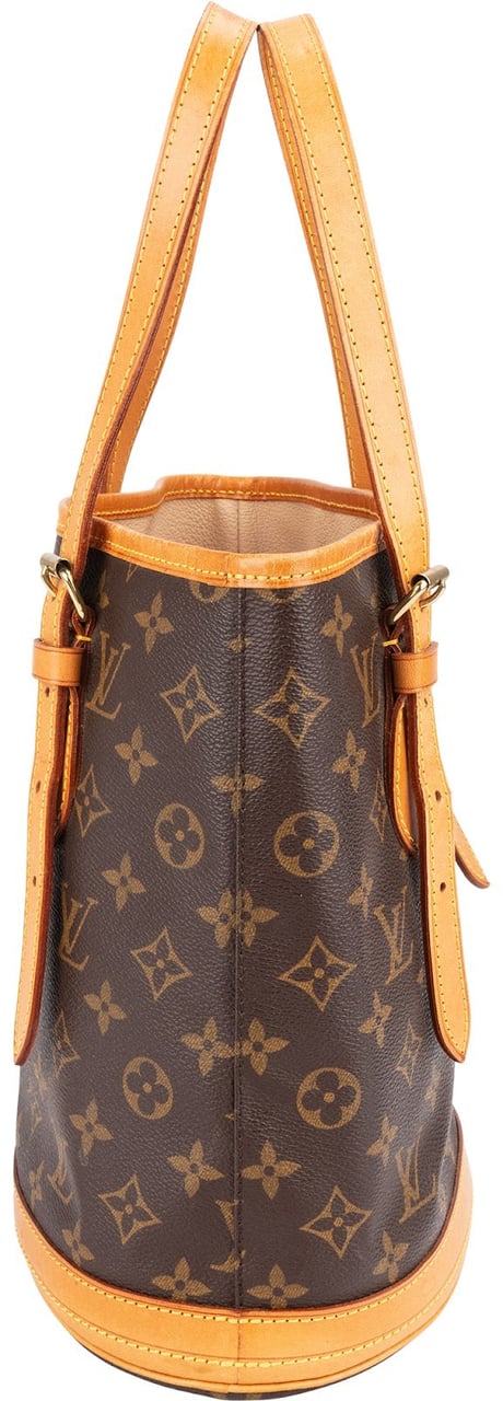 Louis Vuitton Louis Vuitton Monogram Canvas Bucket PM Shoulder Bag Bruin
