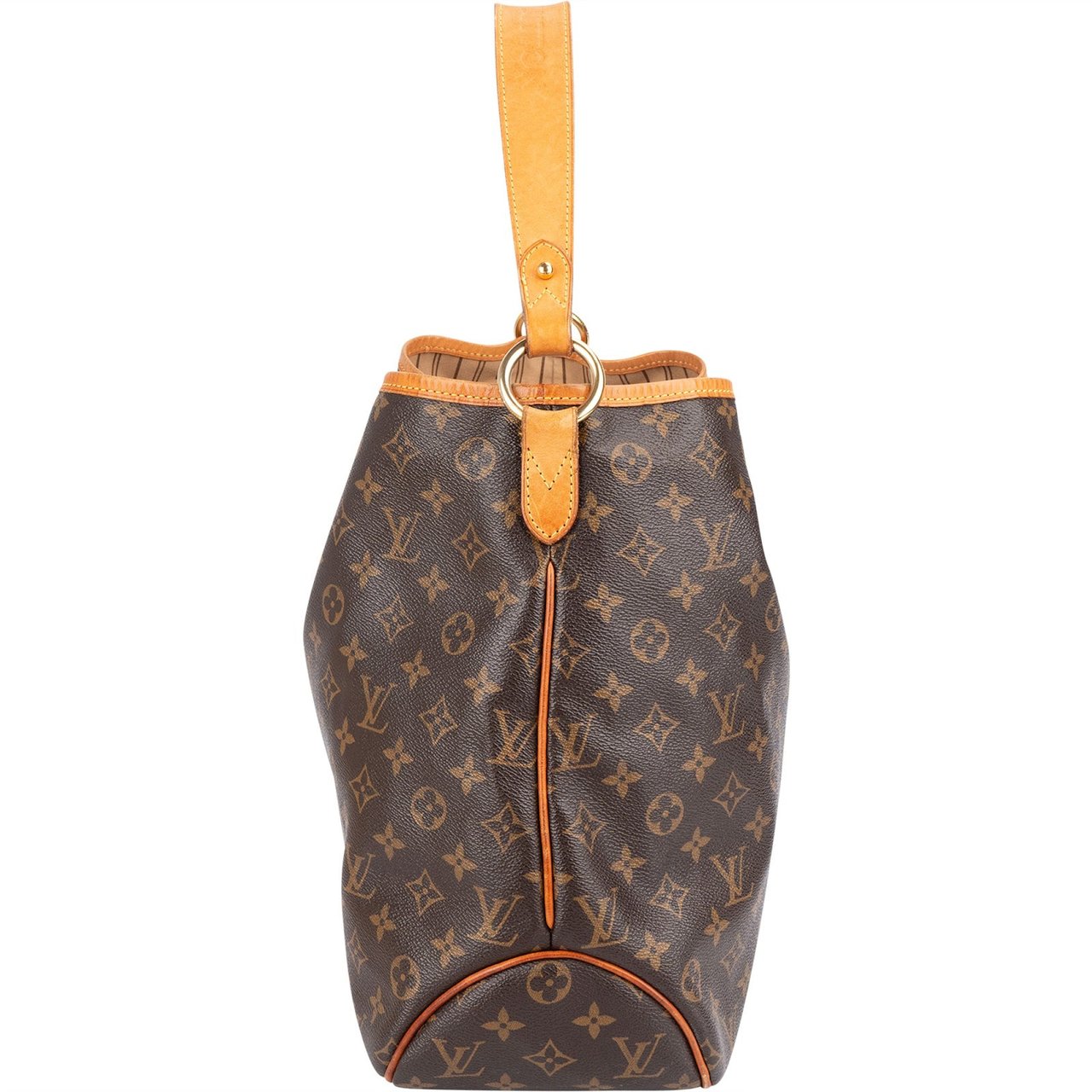 Louis Vuitton Louis Vuitton Monogram Canvas Delightful MM Shoulder Shoulder Bag Bruin