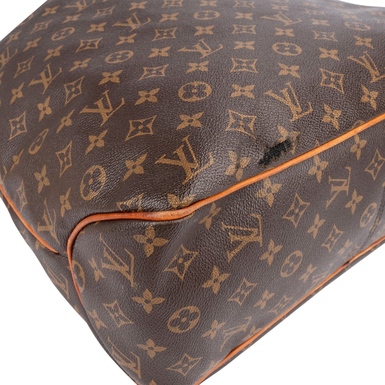 Louis Vuitton Louis Vuitton Monogram Canvas Delightful MM Shoulder Shoulder Bag Bruin