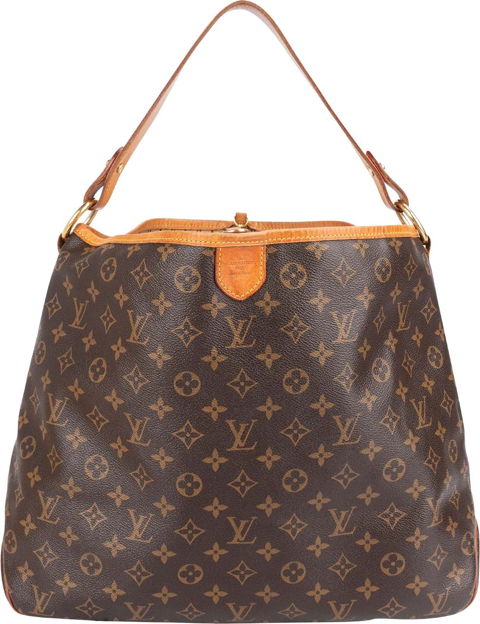 Louis Vuitton Louis Vuitton Monogram Canvas Delightful MM Shoulder Shoulder Bag Bruin