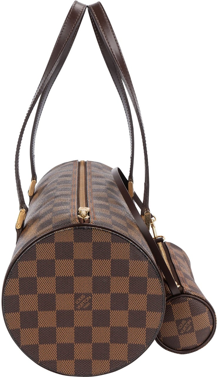 Louis Vuitton Monogram Damier Ebene Papillon Set Shoulder Bag Bruin