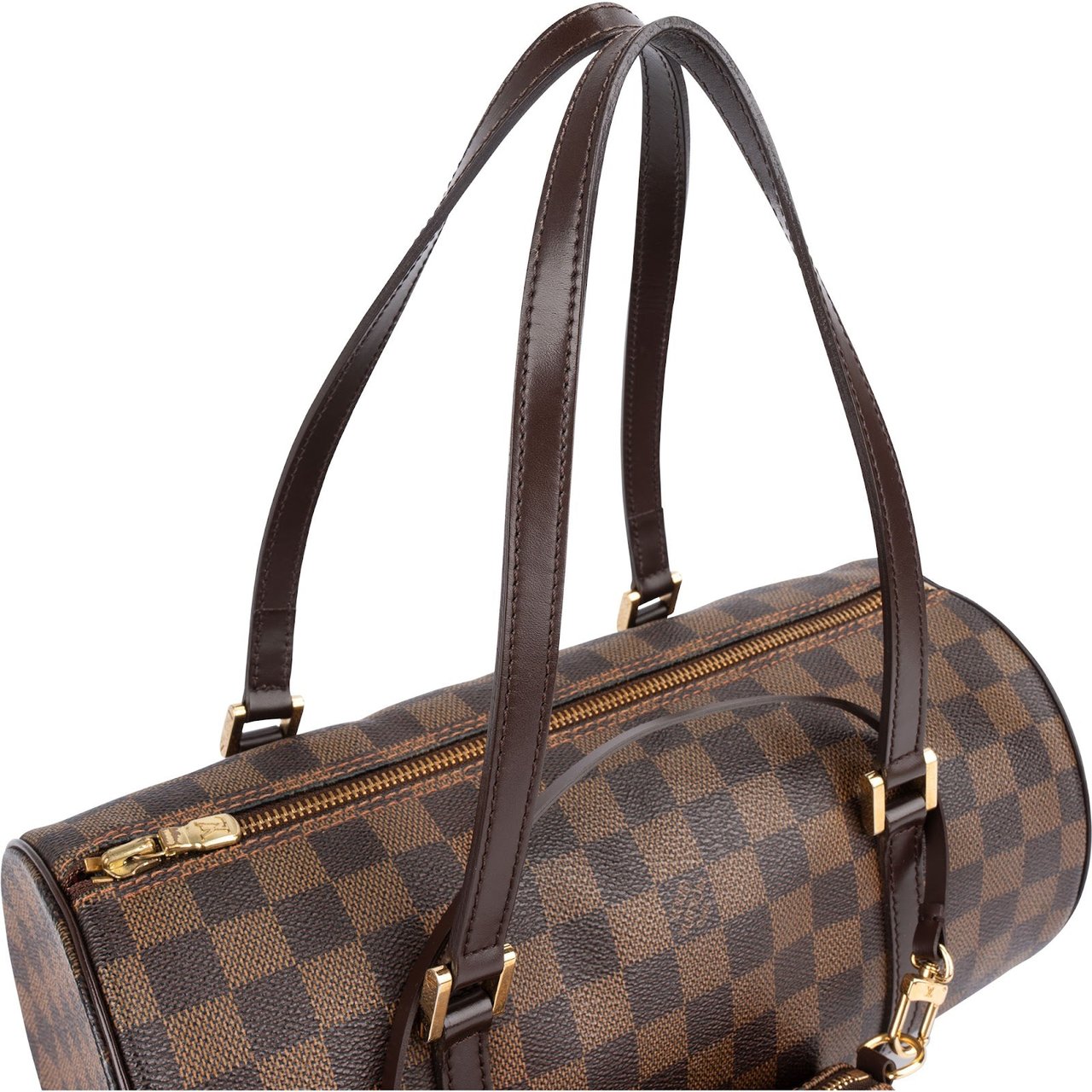 Louis Vuitton Monogram Damier Ebene Papillon Set Shoulder Bag Bruin