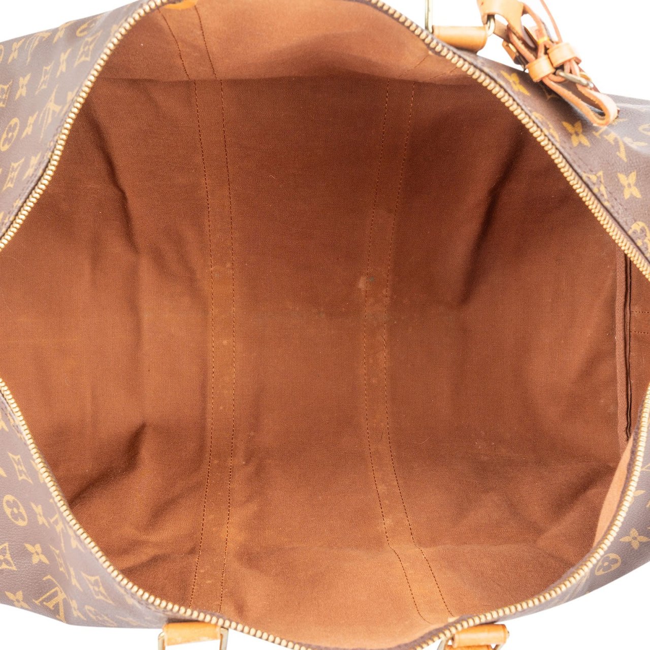 Louis Vuitton Louis Vuitton Monogram Canvas Keepall 55 Bandoulière Travel Bag Bruin