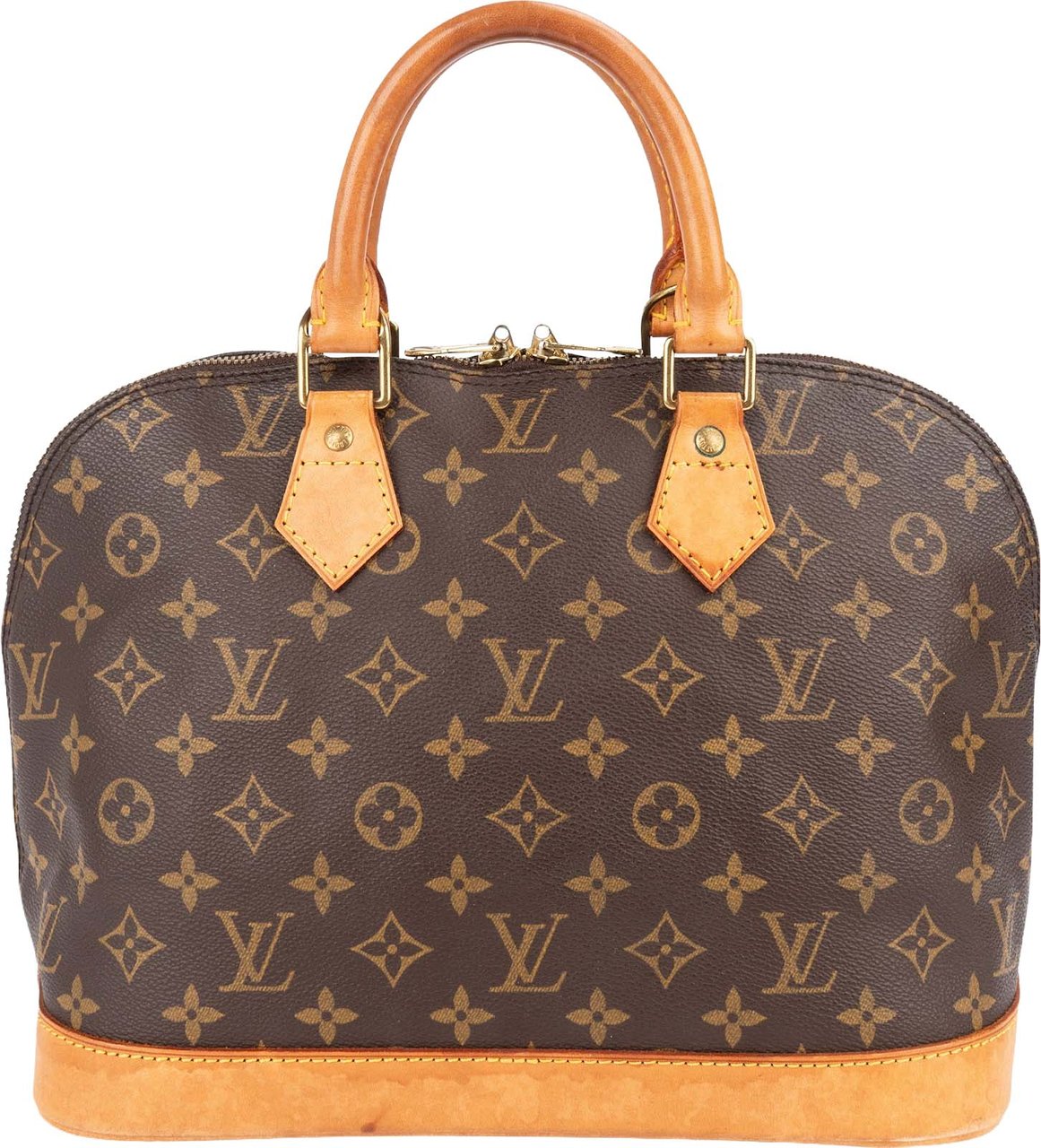 Louis Vuitton Louis Vuitton Monogram Canvas Alma PM Handbag Bruin