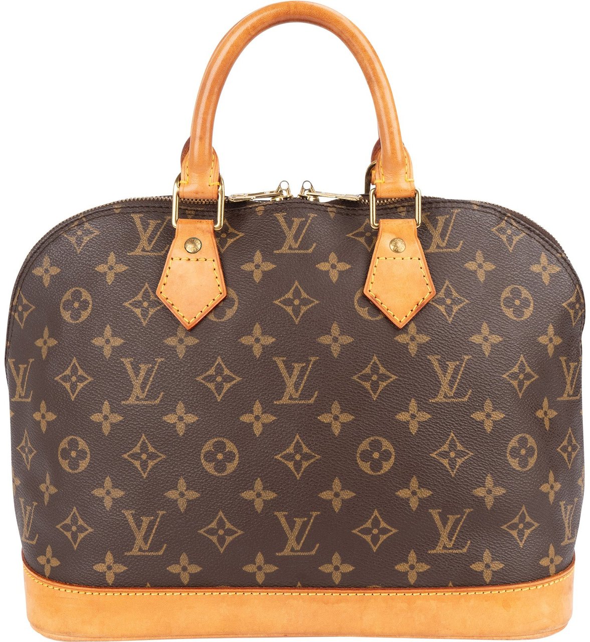 Louis Vuitton Louis Vuitton Monogram Canvas Alma PM Handbag Bruin