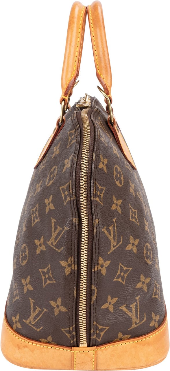 Louis Vuitton Louis Vuitton Monogram Canvas Alma PM Handbag Bruin