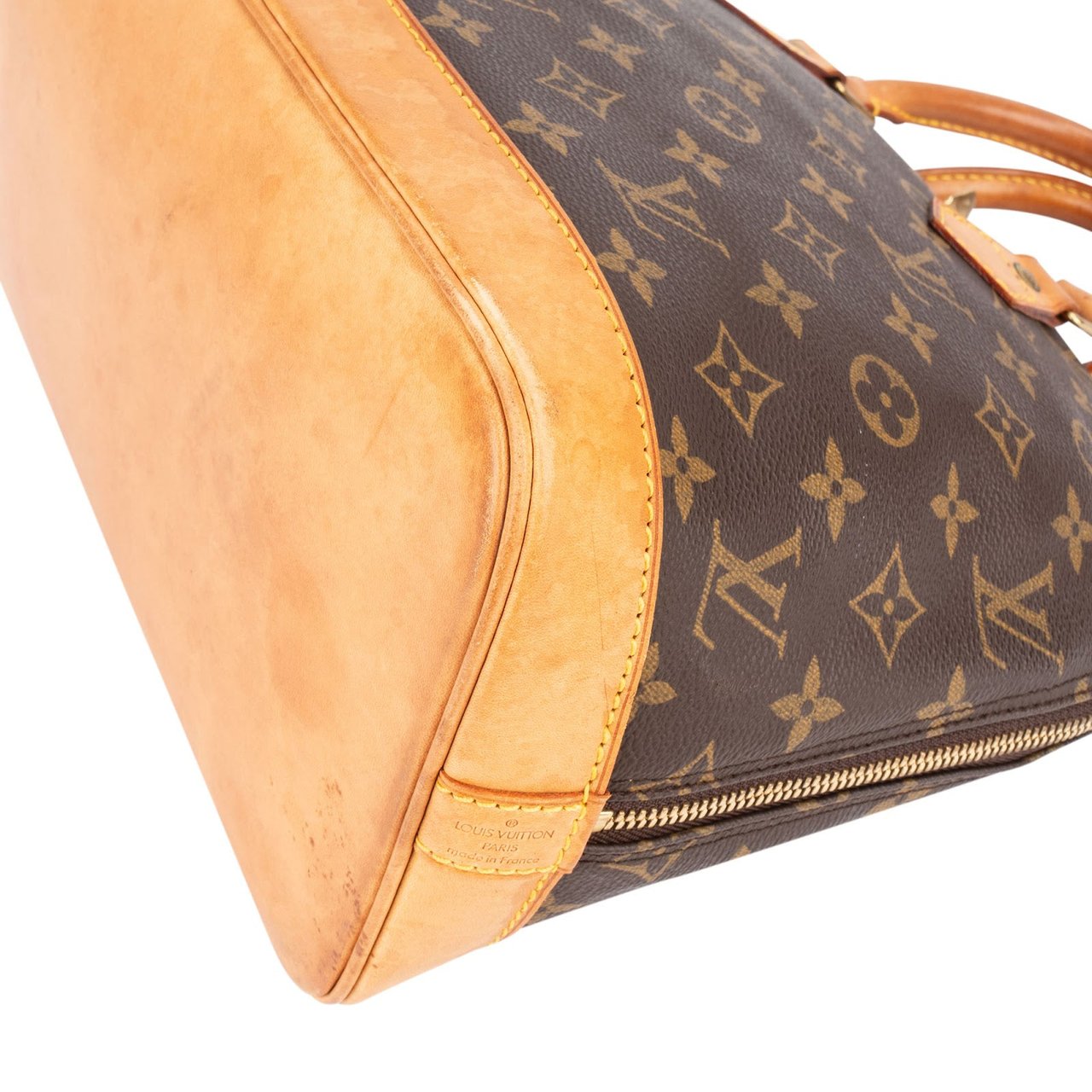 Louis Vuitton Louis Vuitton Monogram Canvas Alma PM Handbag Bruin