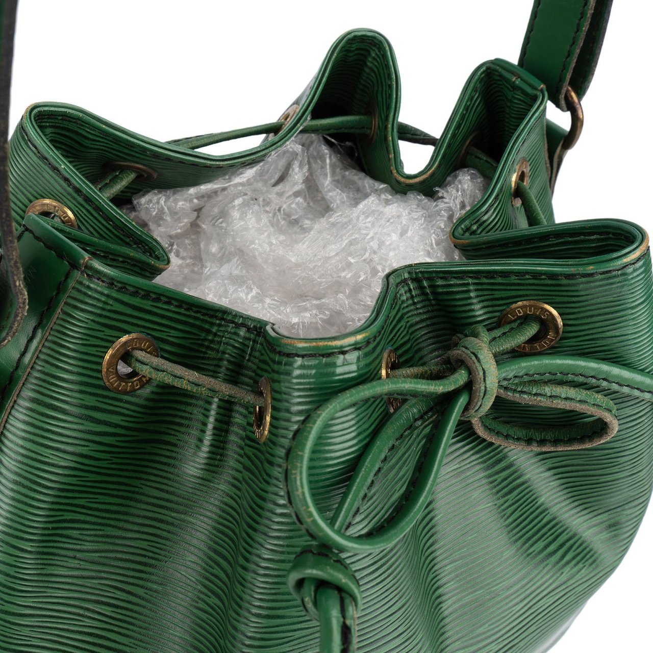 Louis Vuitton Green Epi Leather Sac Noé Petit Shoulder Bag Groen