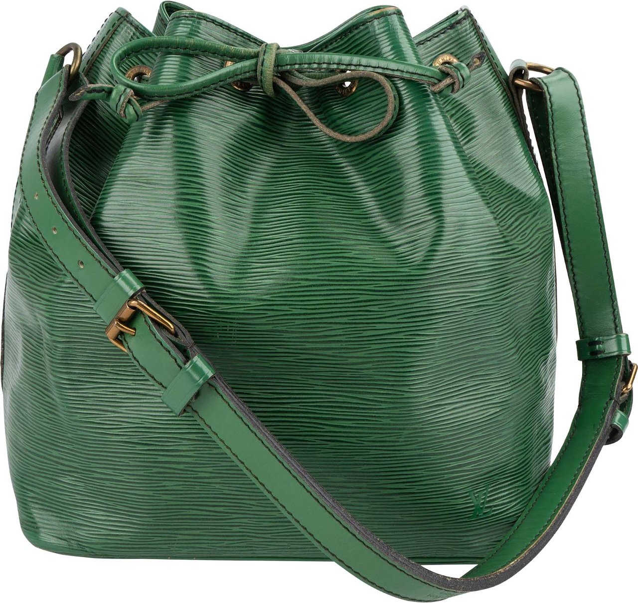 Louis Vuitton Green Epi Leather Sac Noé Petit Shoulder Bag Groen