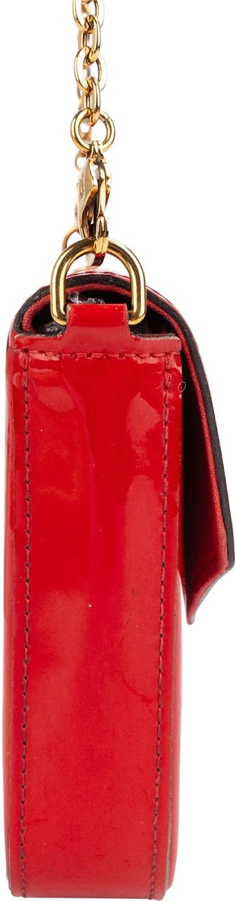 Louis Vuitton Louis Vuitton Vernis Leather Monogram Felicie Crossbody Bag Rood