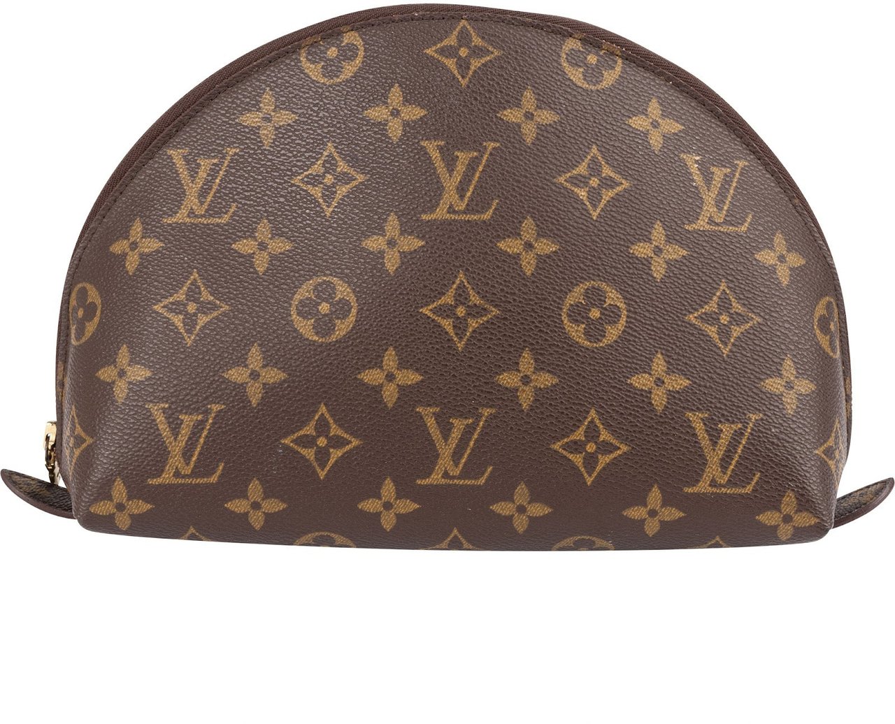 Louis Vuitton Louis Vuitton Monogram Canvas Trousse Demi Ronde Pouch Bruin
