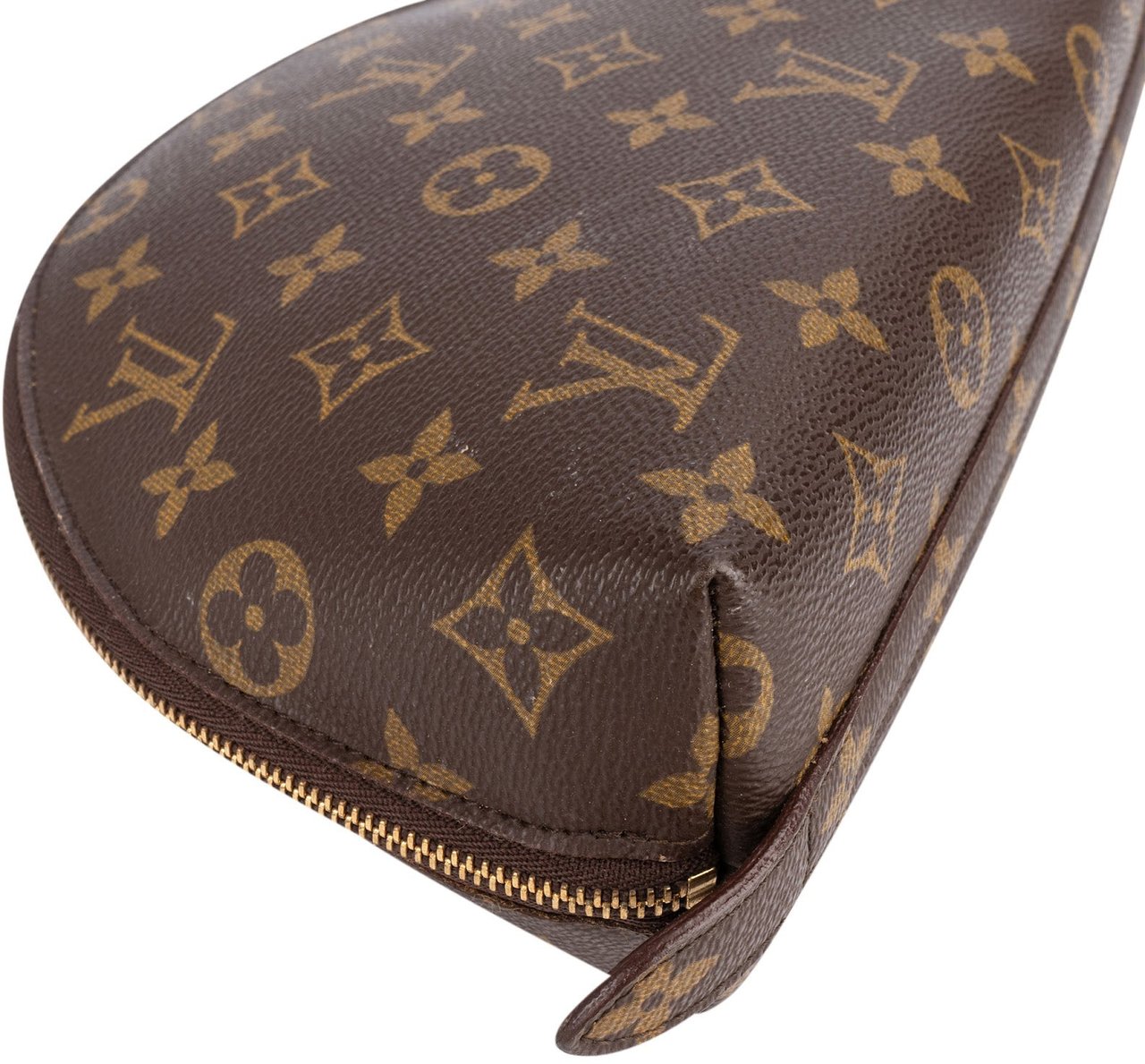 Louis Vuitton Louis Vuitton Monogram Canvas Trousse Demi Ronde Pouch Bruin