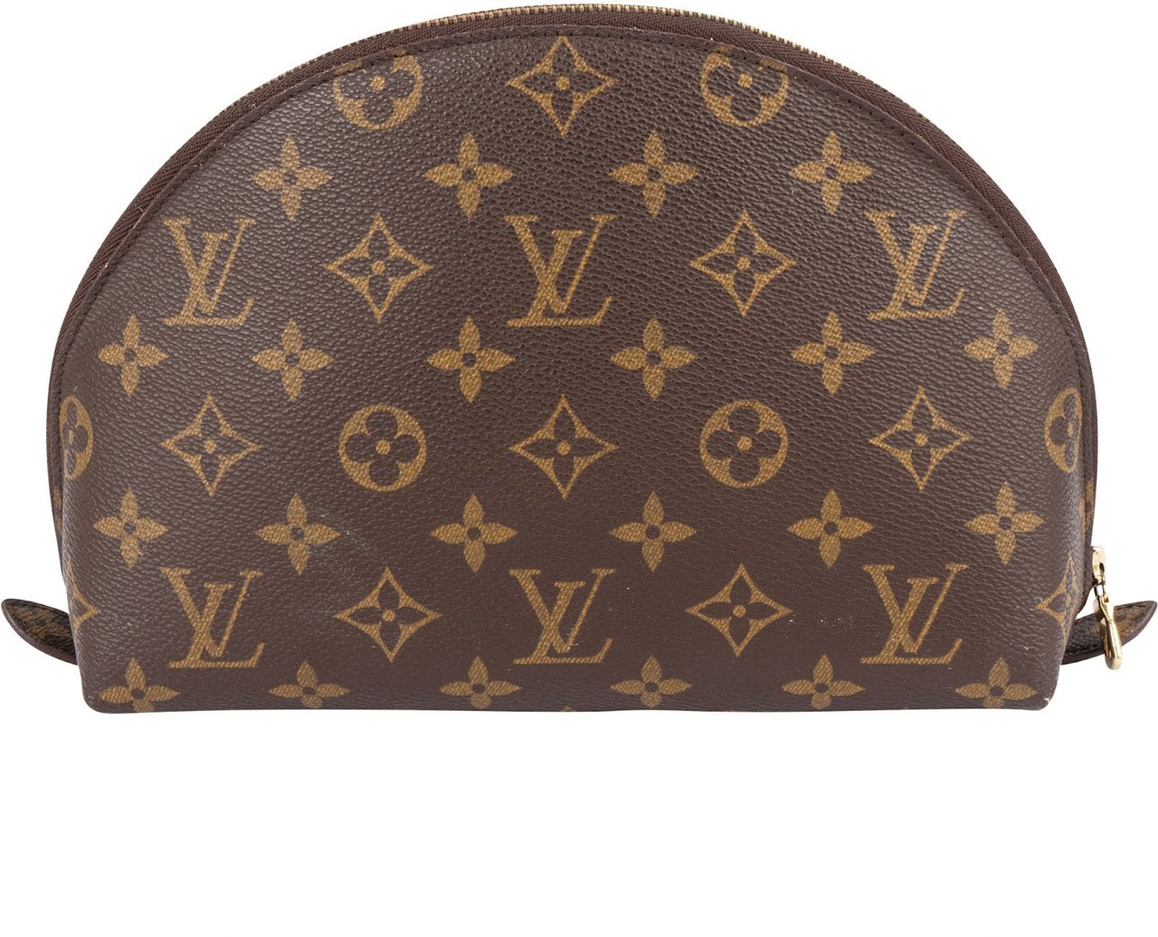 Louis Vuitton Louis Vuitton Monogram Canvas Trousse Demi Ronde Pouch Bruin